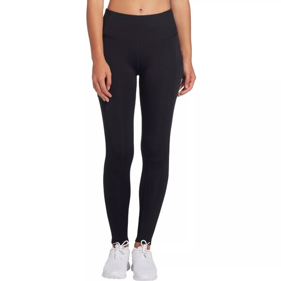 DSG Cold Weather Compression Leggings Activewear Size XS Black Wicking - Picture 1 of 7